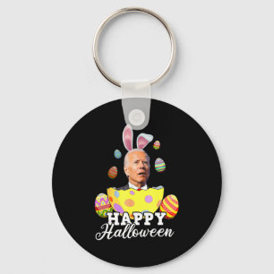 Fun Joe Biden Happy Halloween verwirrte Osterfahru Schlüsselanhänger