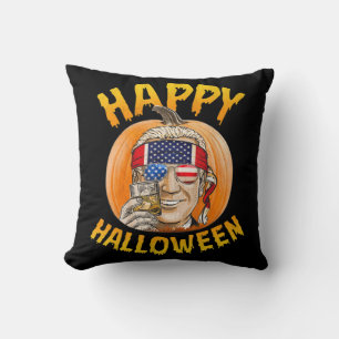 Fun Joe Biden Pumpkin Happy Halloween Verwirrt die Kissen