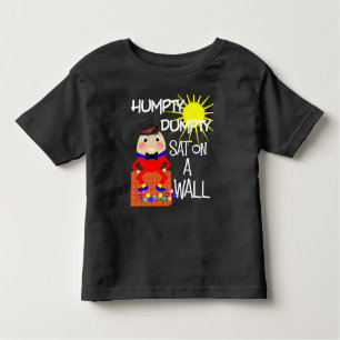 Fun Jolly Kinderzimmer Rhyme Humpty Dumpty Niedlic Kleinkind T-shirt