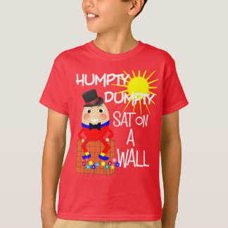 Fun Jolly Kinderzimmer Rhyme Humpty Dumpty Niedlic T-Shirt