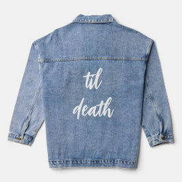 Fun Junggeselinnen-Abschied Denim Jacket Jeansjacke