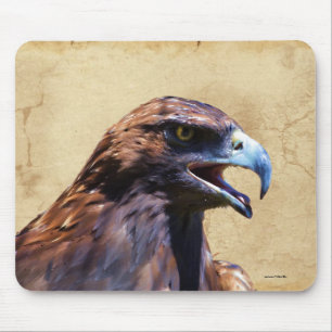 Fun Juvenile Bald Eagle Bad Attitude Mousepad