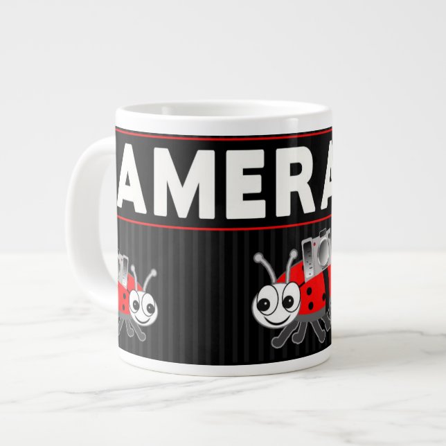 FUN KAMERA BUG JUMBO 20 OZ. KAFFEE/SOUP-MUG Jumbo-Tasse (Vorderseite Links)