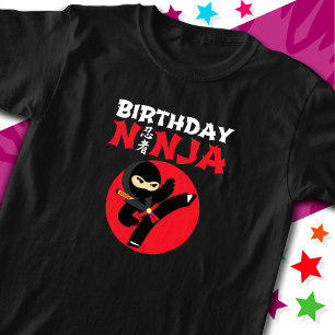 Fun Karate Party Kinder Kampfkunst Geburtstag Ninj T-Shirt