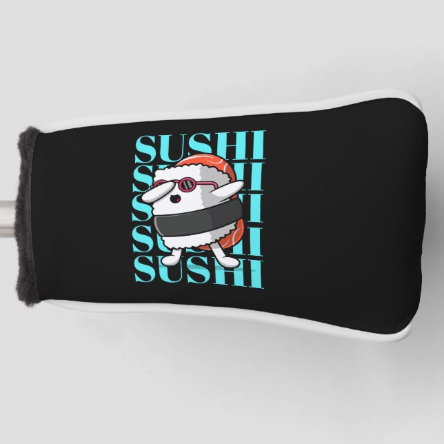 Fun Kawaii Sushi Dab Golf Headcover (Vorderseite)