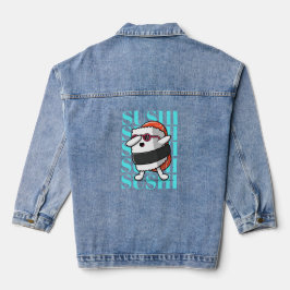 Fun Kawaii Sushi Dab Jeansjacke