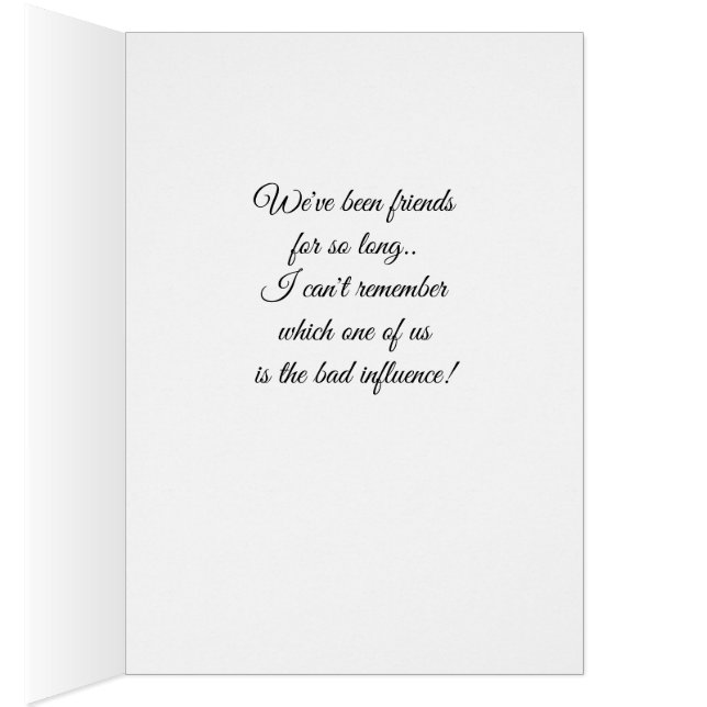 Fun Keeping in Touch Call Me BFF Friends antique  (Innen (Rechts))