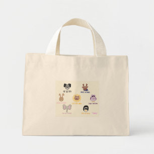 Fun Keiki - Ani-frienditiers Tote-Tasche Mini Stoffbeutel