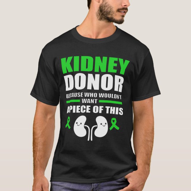 Fun Kidney Stone Niere Spender T-Shirt (Vorderseite)
