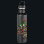 Fun Kids 4th Birthday Farm Traktor Vier Jahre alt Edelstahlflasche<br><div class="desc">Fun Kids 4. Geburtstagsfarm Traktor 4 4 Jahre alt Geburtstag</div>