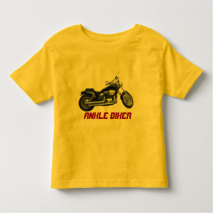 Fun Kid's Ankle Biker Motorrad-Design Kleinkind T-shirt