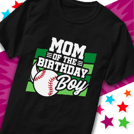 Fun Kids Baseball Party Mama des Geburtstagskinder T-Shirt