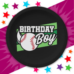 Fun Kids Baseball Party Zuhause Laufen Geburtstag Pappteller