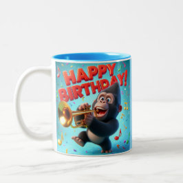 Fun kid's birthday Mug Zweifarbige Tasse