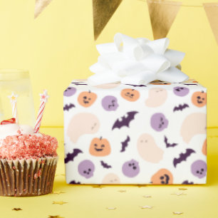 Fun Kids Halloween Muster Geschenkpapier