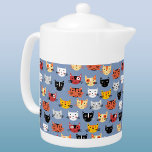 Fun Kitty Cat Pattern<br><div class="desc">Viele liebliche Katzen für Tierfreunde. Originelle Kunst von Nic Squirrell.</div>