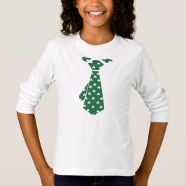 Fun Kleeblatt Muster Imitate Krawatte St. Patrick' T-Shirt