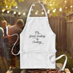 Fun Koch Spaß GRILLEN Gut aussehend ist Kochen Schürze