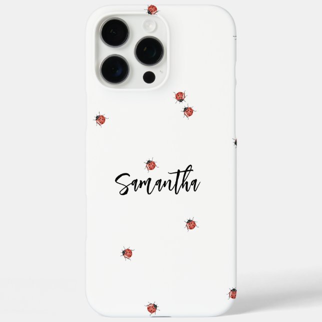 Fun Ladybug Case-Mate iPhone Hülle (Rückseite)