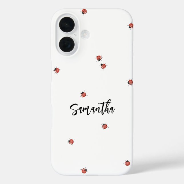 Fun Ladybug Case-Mate iPhone Hülle (Rückseite)