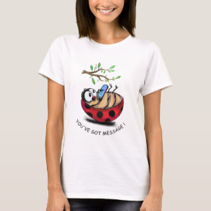 Fun Ladybug Tipp per Telefon - Benutzerdefinierter T-Shirt