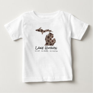 Fun Lake Huron Große Staat Staat Petoskey Steine Baby T-shirt