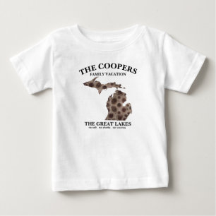 Fun Lake Michigan Grosser Staat Staat Petoskey Fel Baby T-shirt