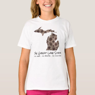 Fun Lake Michigan Grosser Staat Staat Petoskey Fel T-Shirt