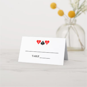 Fun Las Vegas Streifen Traumhochzeit Platzkarten