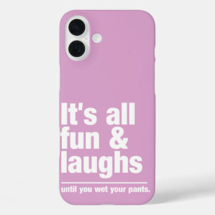 FUN & LAUGHS benutzerdefinierte Farbe iPhone Case- 16 Plus Hülle