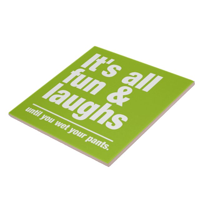 FUN & LAUGHS-Farbfliesen Fliese (Seite)