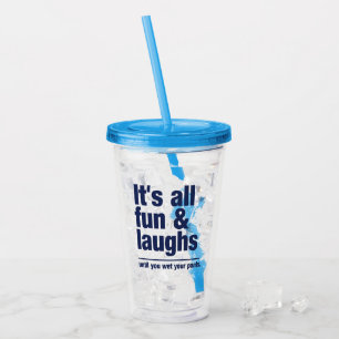 FUN & LAUGHS individuelle Name Acryltrinkbecher