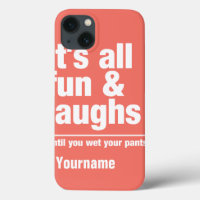 FUN & LAUGHS individuelle Name & Farb-Hüllen