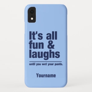 FUN & LAUGHS individuelle Name- und Farbtelefonfäl Case-Mate iPhone Hülle