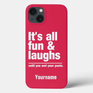 FUN & LAUGHS individuelle Name- und Farbtelefonfäl Case-Mate iPhone Hülle