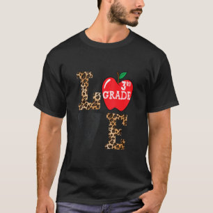 Fun Liebe 3. Klasse Platz 1 Schulkind T-Shirt