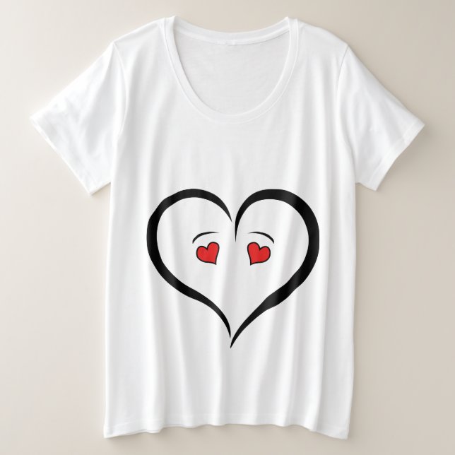 Fun Liebe Heart Tshirt (Design vorne)
