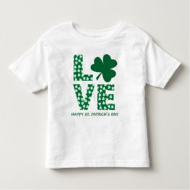 Fun Liebe Kleeblatt Kindertag St. Patrick's Day Kleinkind T-shirt