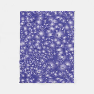 Fun LILA Abstraktes Tinte Super Splash Muster Fleecedecke