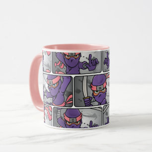 Fun Lila Ninja Tasse