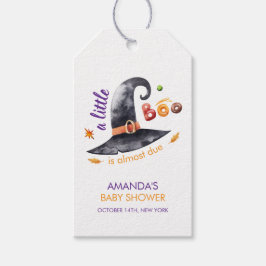Fun Little Boo Witch Hat Fall Baby Dusche Geschenkanhänger