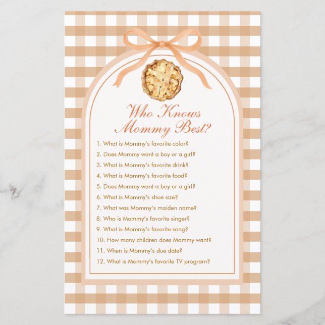 Fun Little Süsse Pie, der Mommy Best Game kennt (Vorderseite)