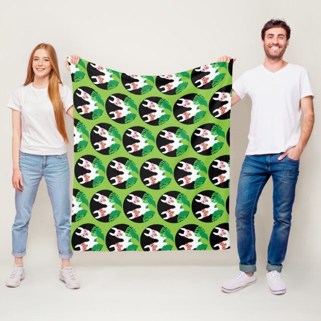 Fun Llama Alpaca Zubehör Fleecedecke (Beispiel)