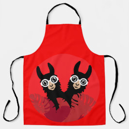 Fun Llama Alpaca Zubehör Schürze