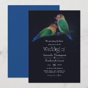 Fun Love Birds Hochzeitseinladung Einladung
