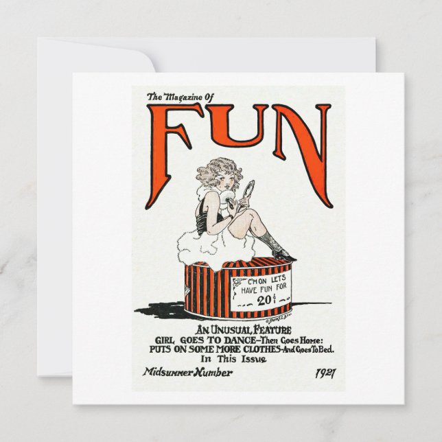 Fun Magazine Save The Date (Vorderseite)