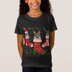 Fun Maine Coon Strumpf Weihnachtssocken Weihnachte T-Shirt