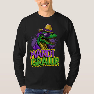 Fun Mardi Grawr Dinosaur Tyrannosaurus Rex Mardi T-Shirt