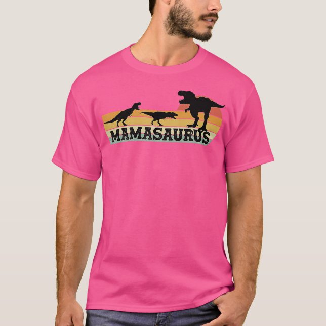 Fun Matching Family Mamasaurus T-Rex für Mama - Mo T-Shirt (Vorderseite)