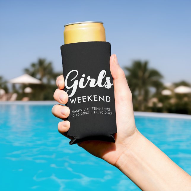 Fun Matching Travel Destination Girls Wochenende R Selters Dosenkühler (In Situ Pool)